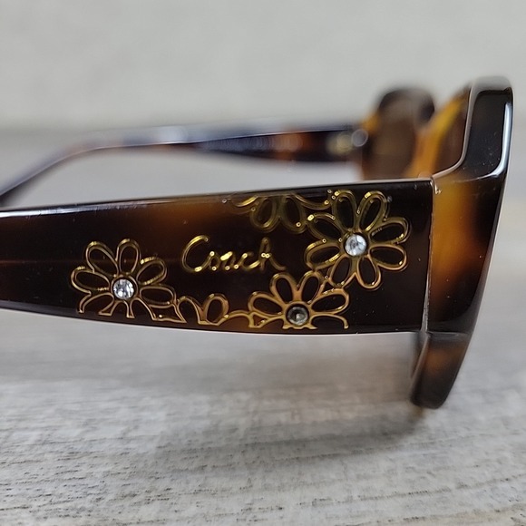 Coach Sunglasses HC8011B L022 Reese 5040/13 Havana Brown Floral Frames Only - Picture 4 of 11